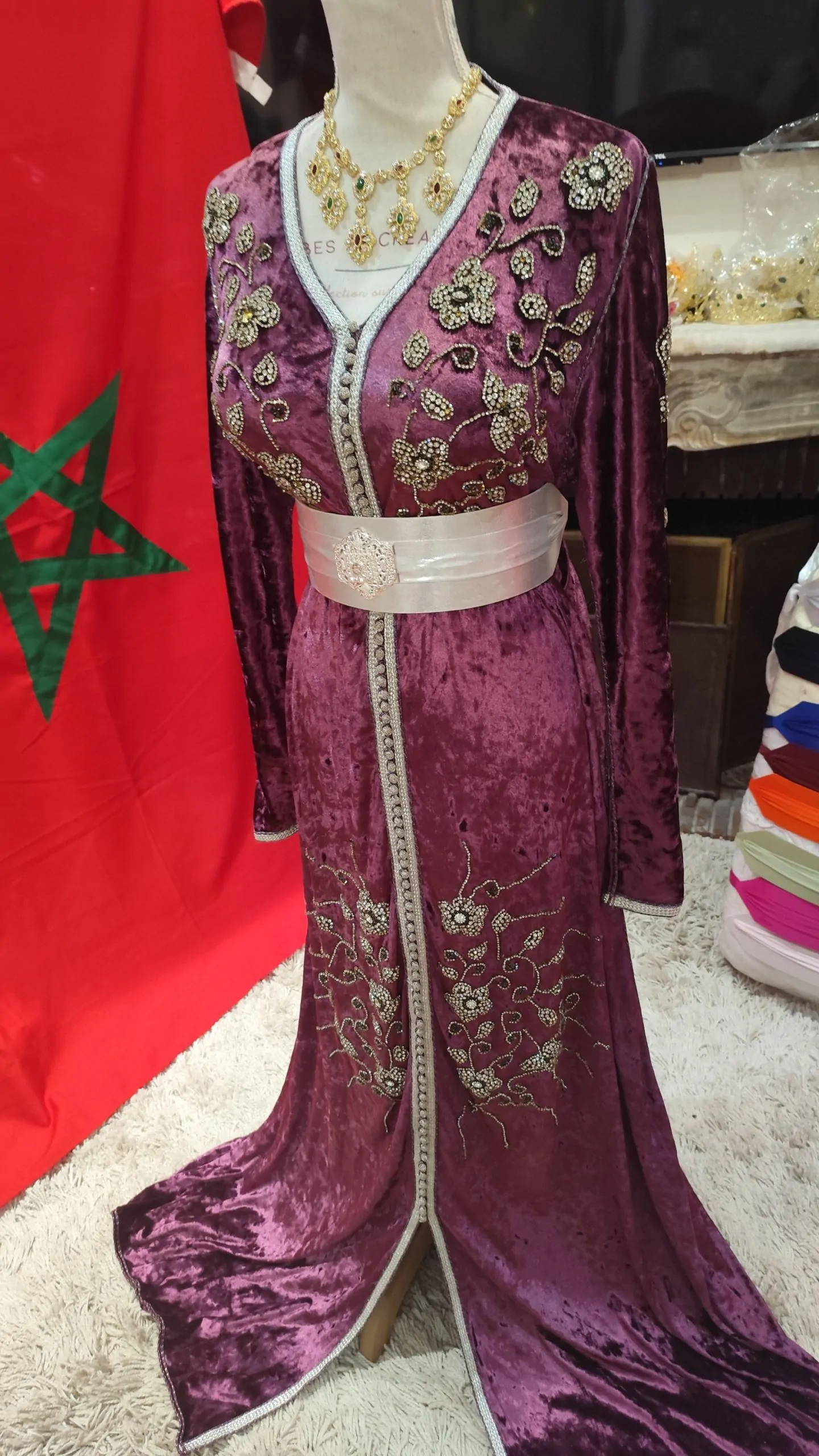 caftan marocain d occasion grande taille – Image 7