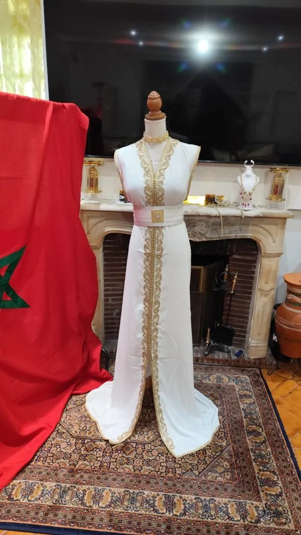 caftan marocain neuf grande taille – Takchita deux pièces — photo 7