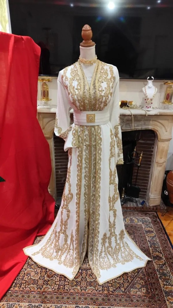 caftan marocain neuf grande taille – Takchita deux pièces — photo 2