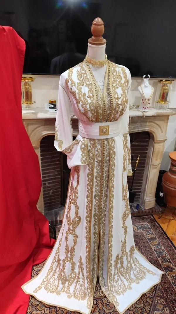 caftan marocain neuf grande taille – Takchita deux pièces — photo 3