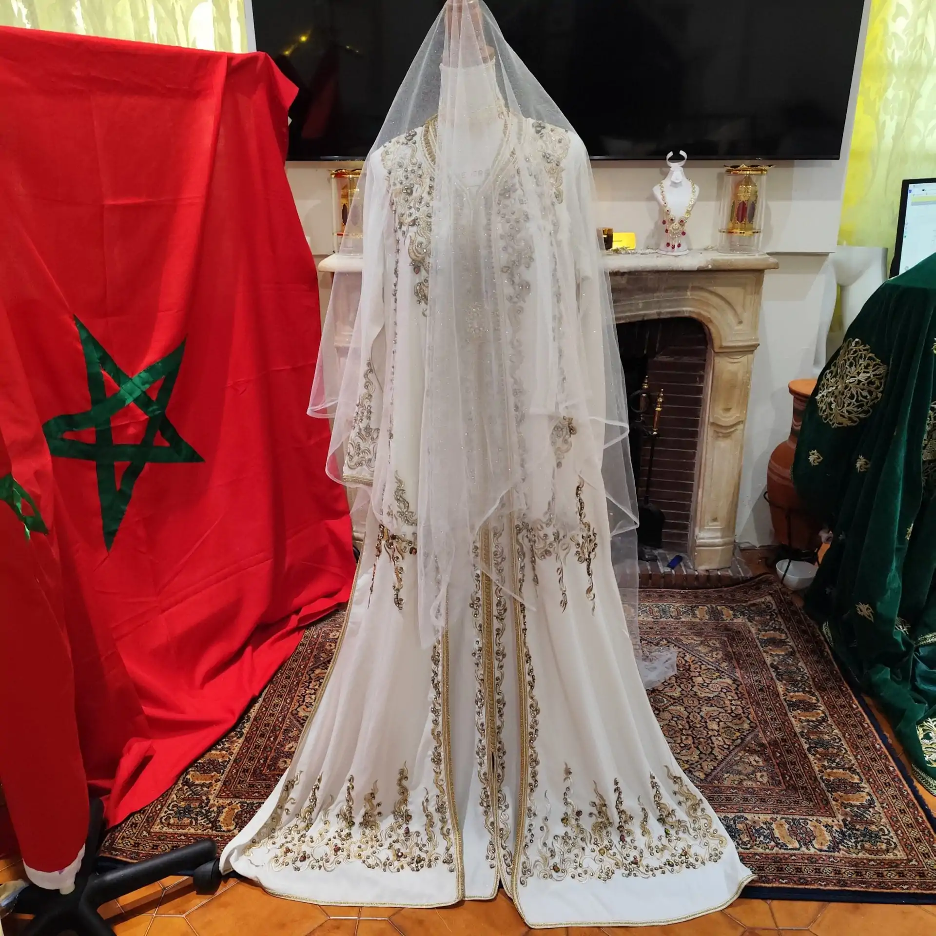 voile mariée 3 m neuf