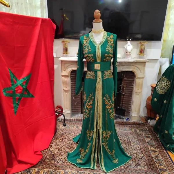 قفطان مغربي جديد - تقشيطة قطعتين
