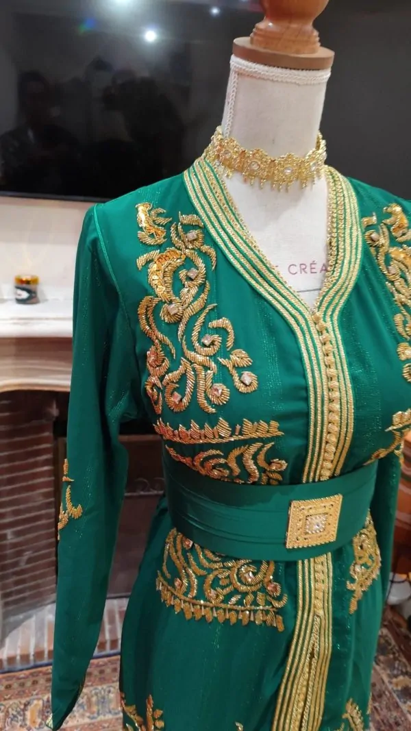 قفطان مغربي جديد - تقشيطة قطعتين — photo 4
