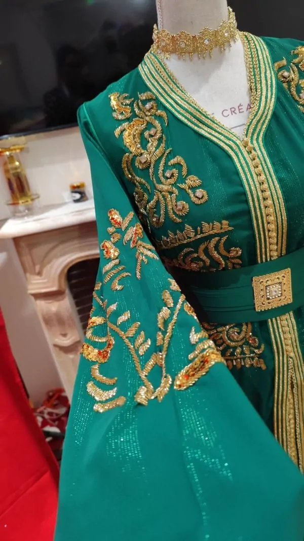 قفطان مغربي جديد - تقشيطة قطعتين — photo 8