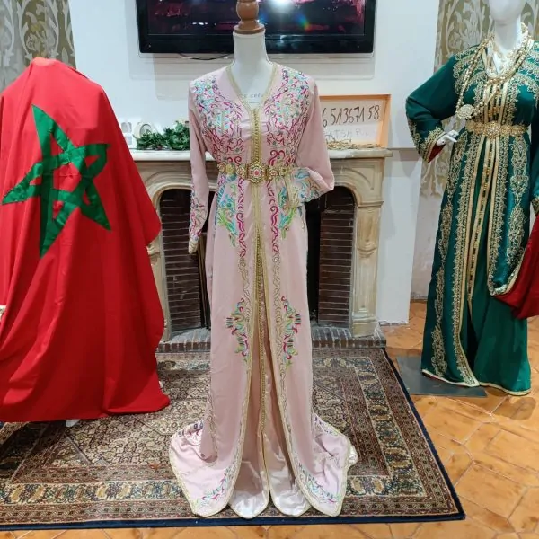 caftan marocain d'occasion - takchita deux pièces