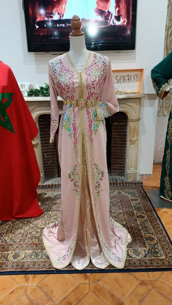 caftan marocain d'occasion - takchita deux pièces — photo 2