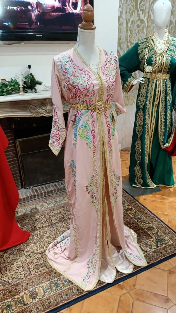caftan marocain d'occasion - takchita deux pièces — photo 3