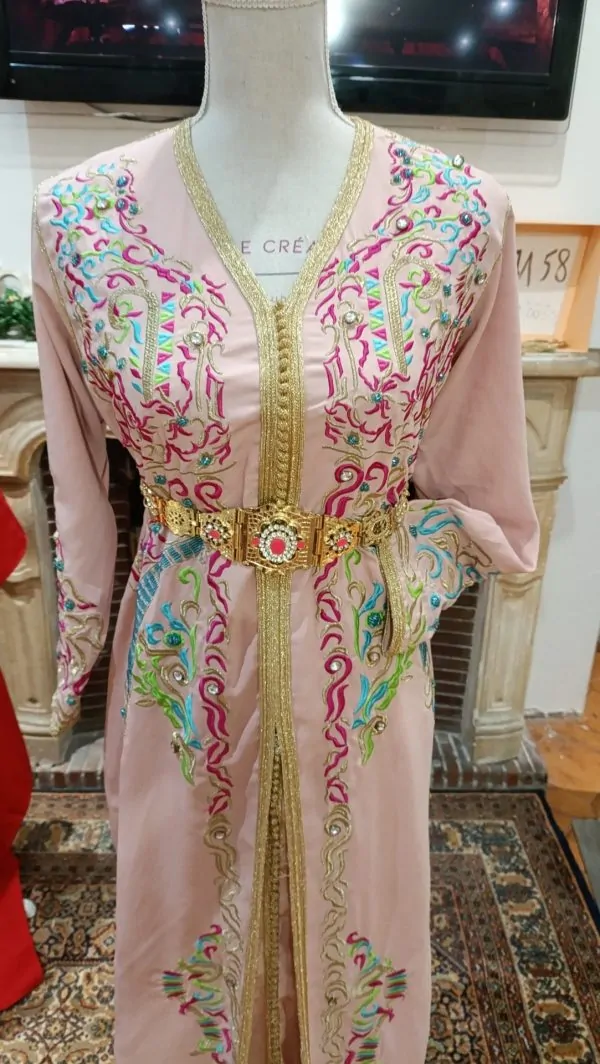 caftan marocain d'occasion - takchita deux pièces — photo 5