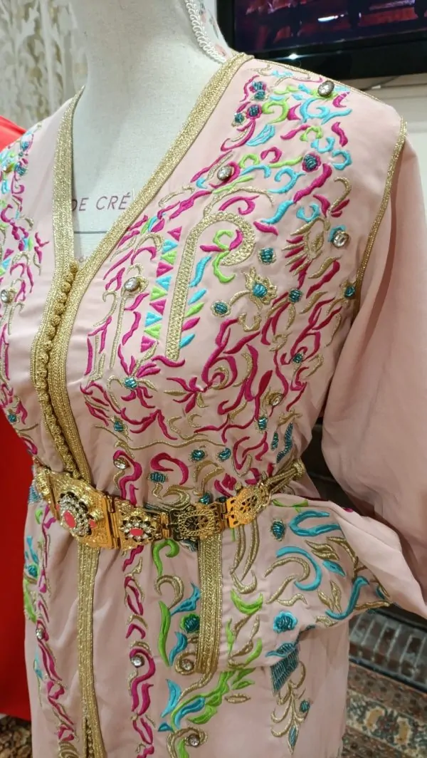 caftan marocain d'occasion - takchita deux pièces — photo 6