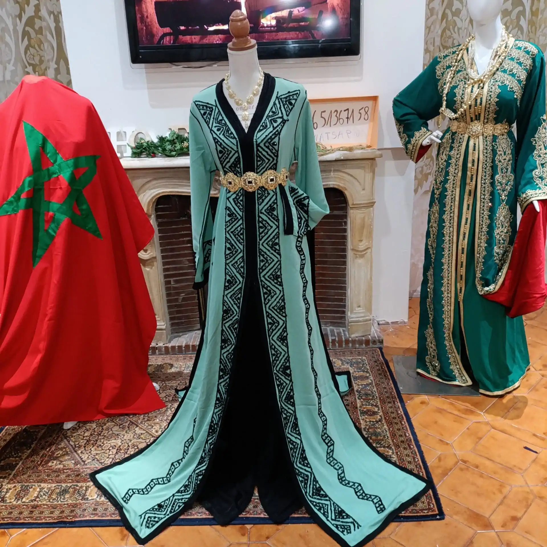caftan marocain neuf - Takchita deux pièces