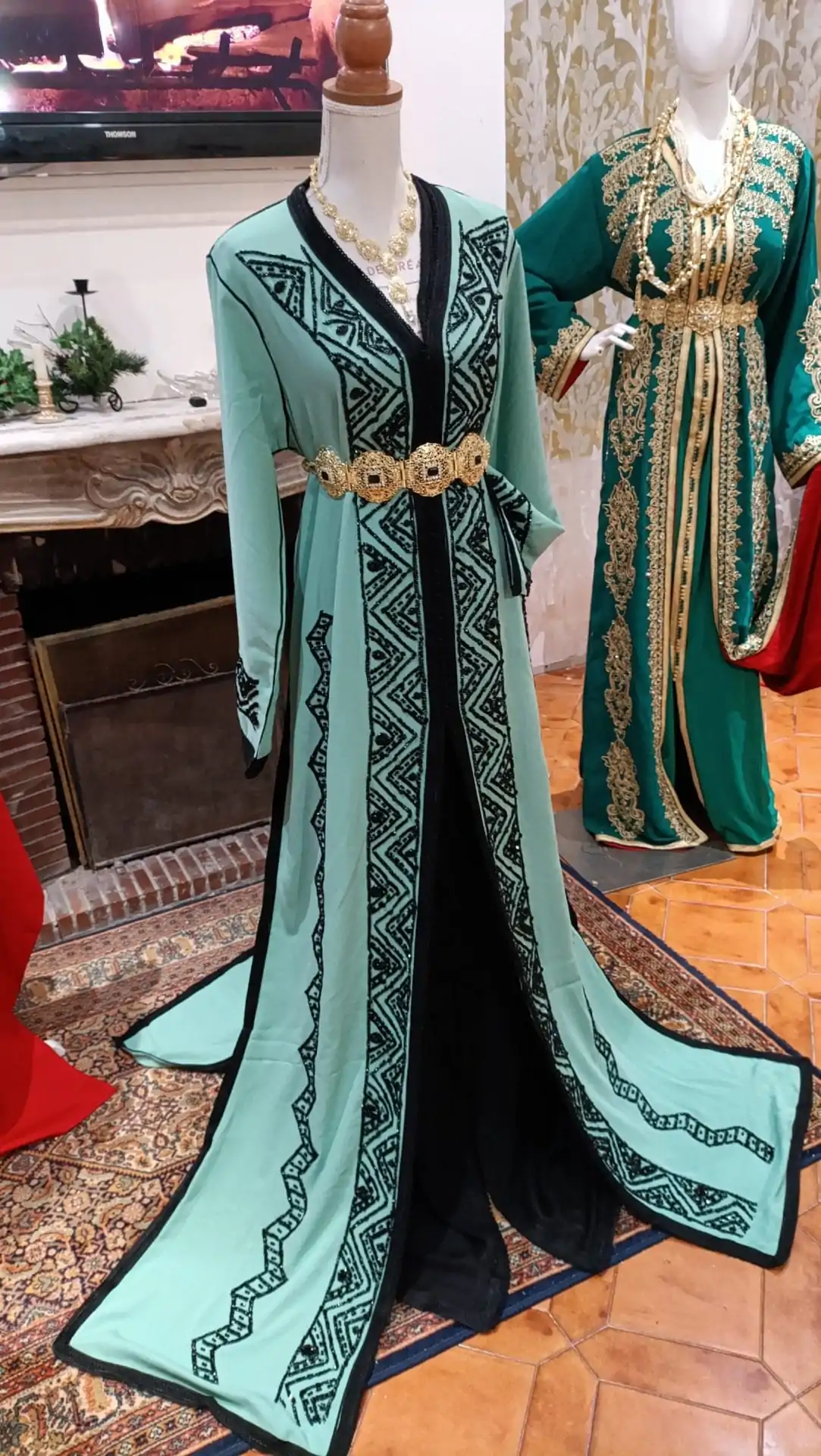 caftan marocain neuf - Takchita deux pièces – Image 2