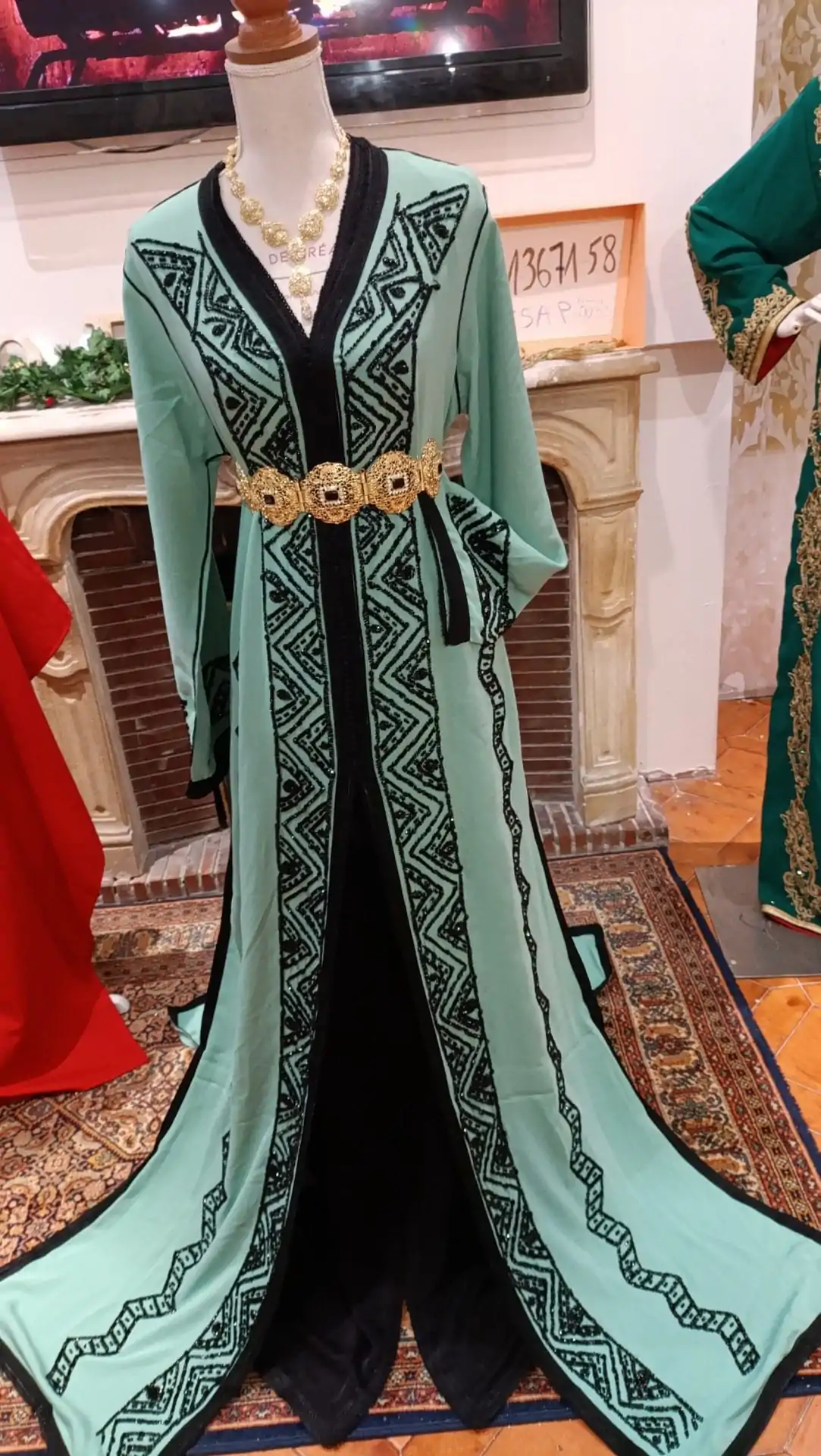 caftan marocain neuf - Takchita deux pièces – Image 5
