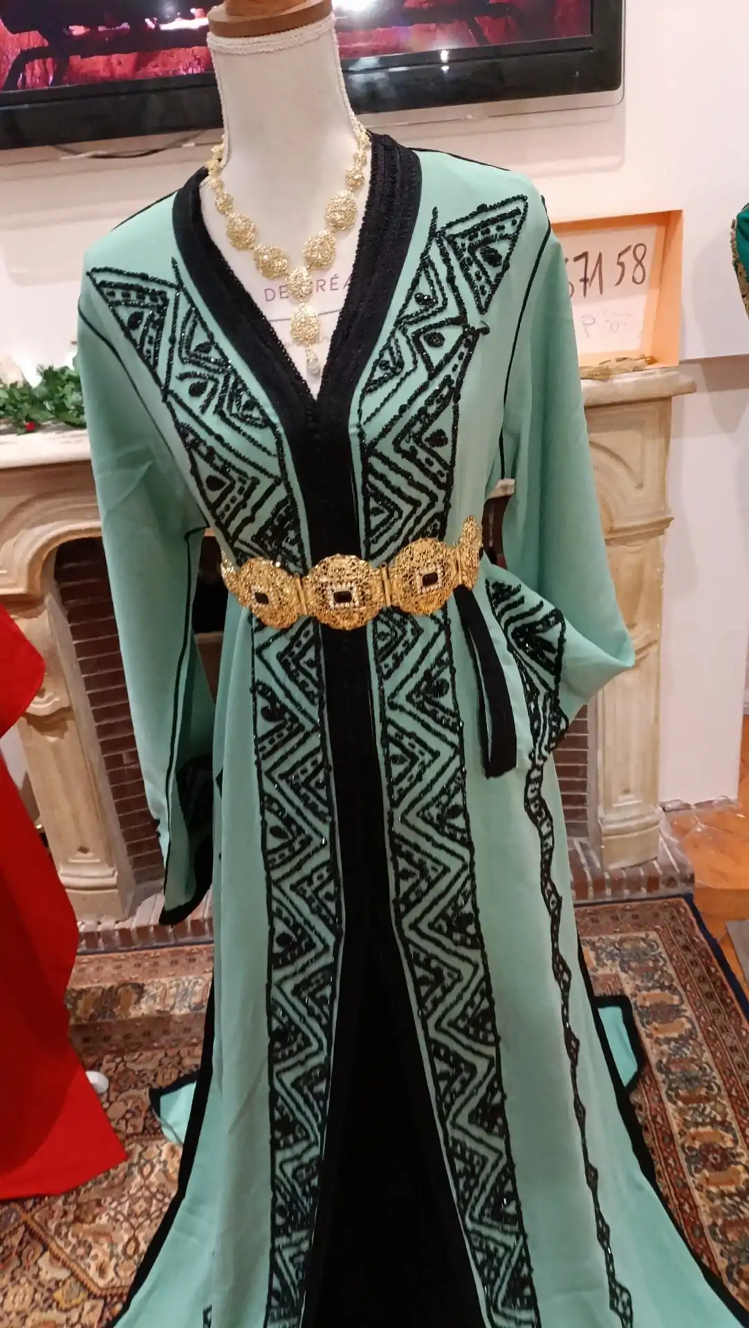 caftan marocain neuf - Takchita deux pièces – Image 8