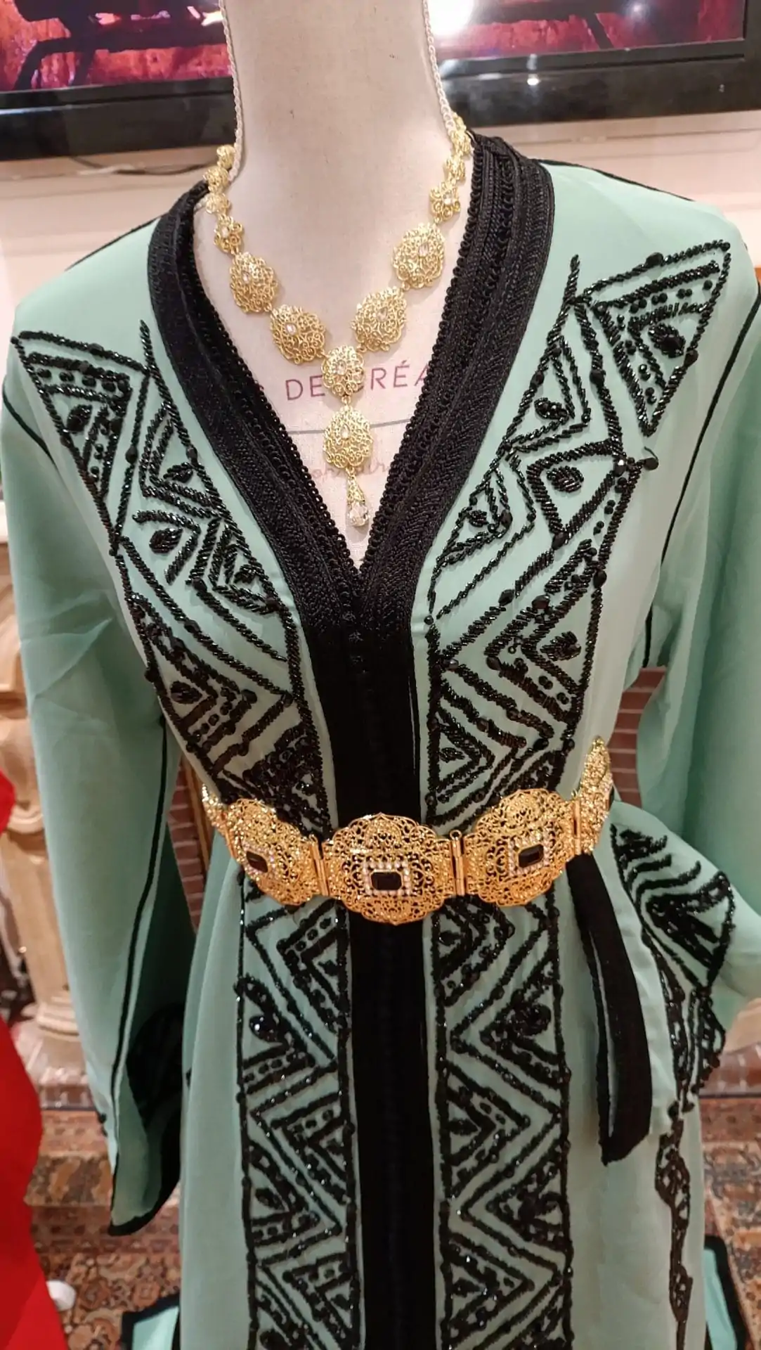 caftan marocain neuf - Takchita deux pièces – Image 7