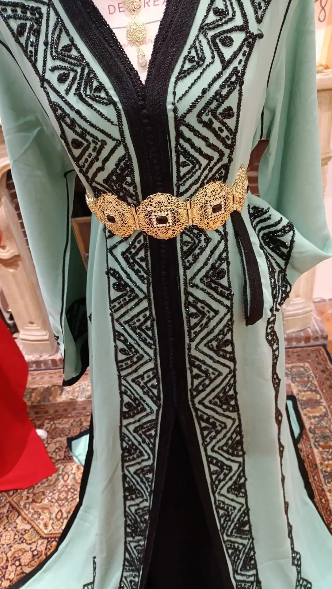 caftan marocain neuf - Takchita deux pièces – Image 9