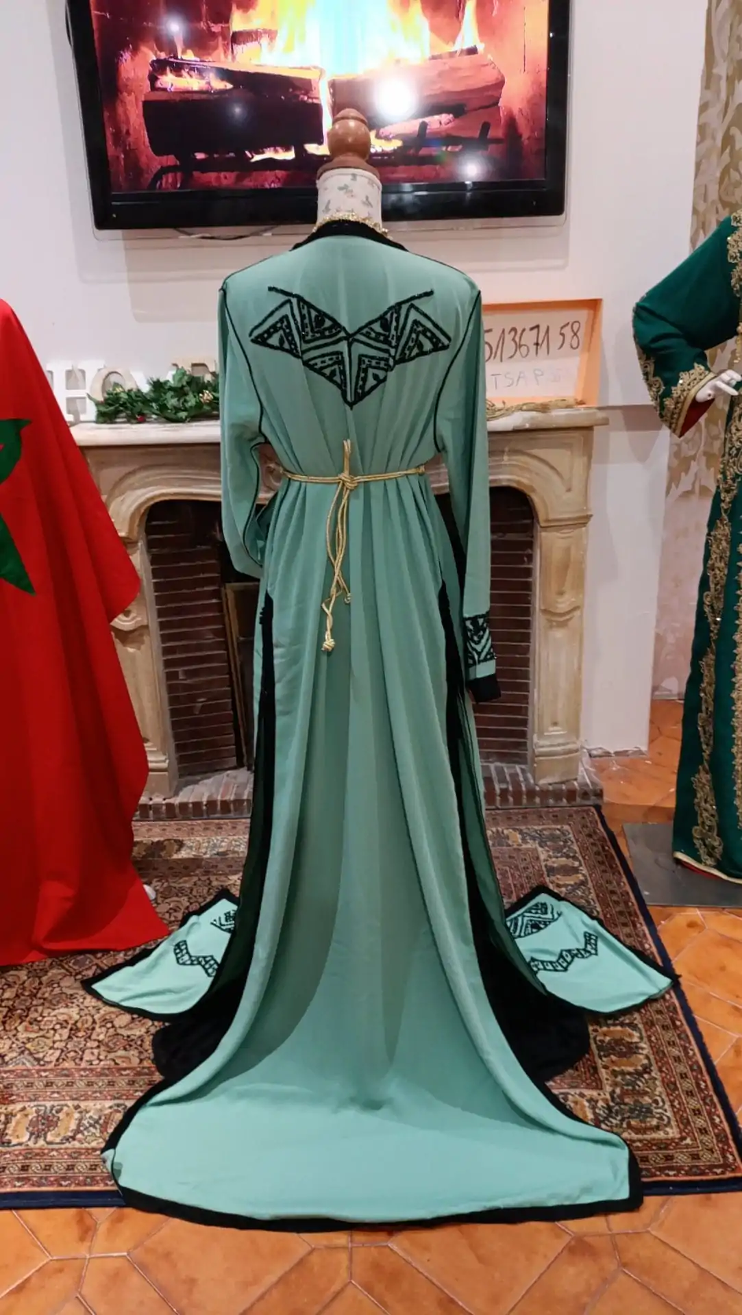 caftan marocain neuf - Takchita deux pièces – Image 12