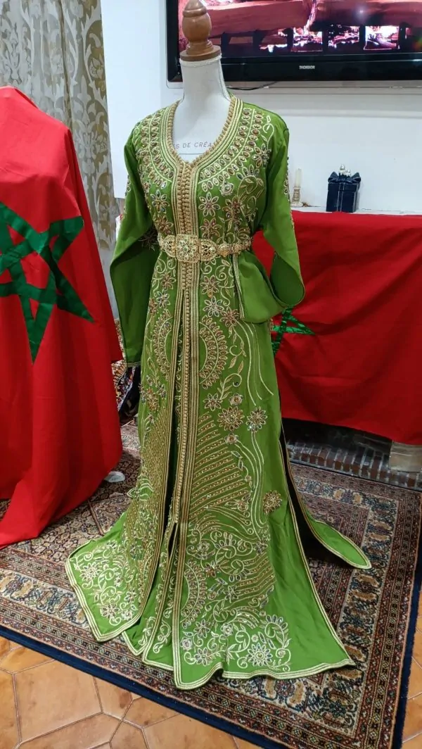 قفطان مغربي جديد فاخر - تقشيطة قطعتين — photo 3