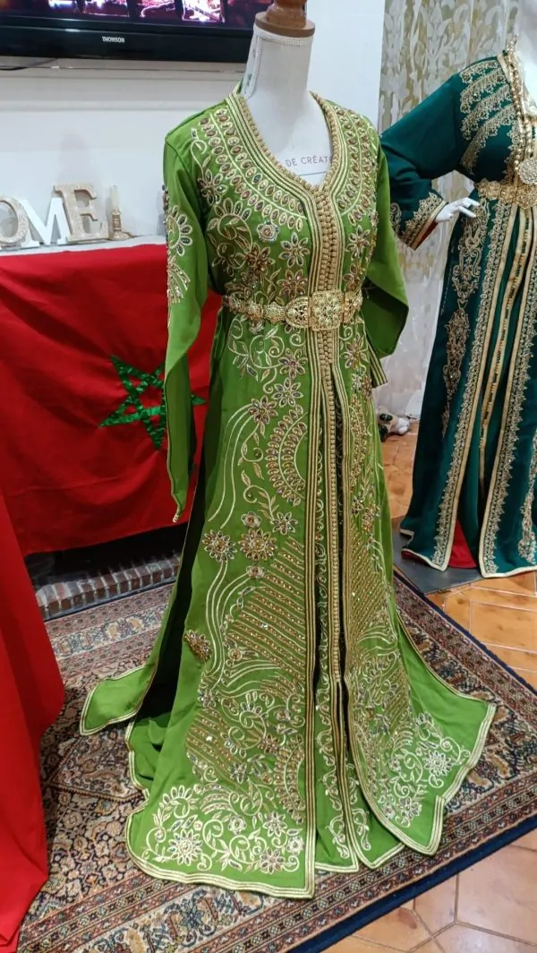 قفطان مغربي جديد فاخر - تقشيطة قطعتين — photo 2