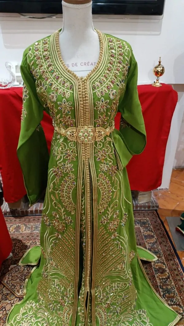 قفطان مغربي جديد فاخر - تقشيطة قطعتين — photo 4
