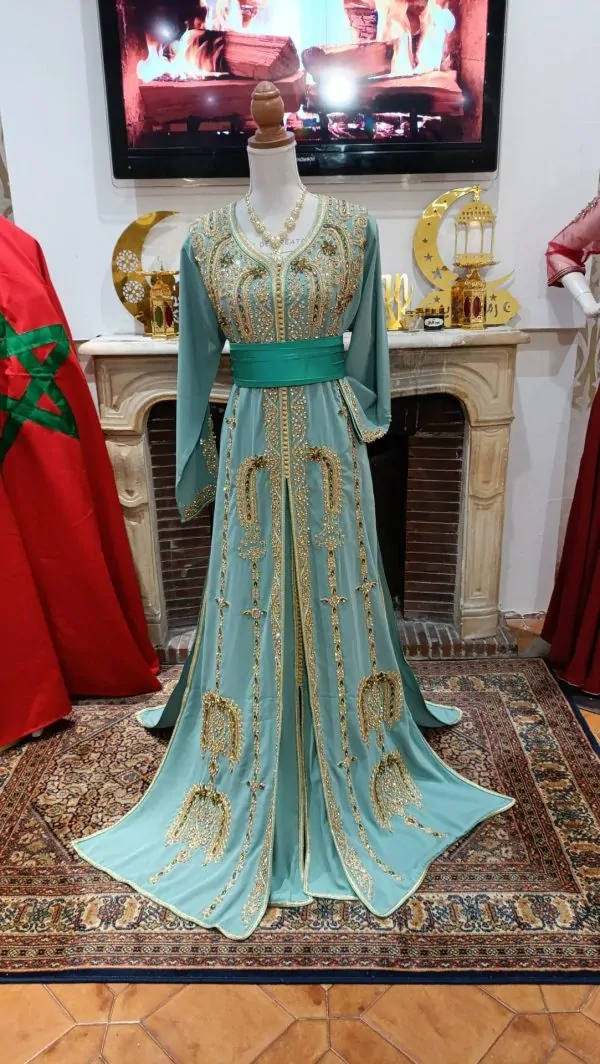 Neuer marokkanischer Kaftan – zweiteilige Takchita — photo 4