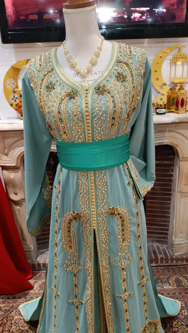 Neuer marokkanischer Kaftan – zweiteilige Takchita — photo 6