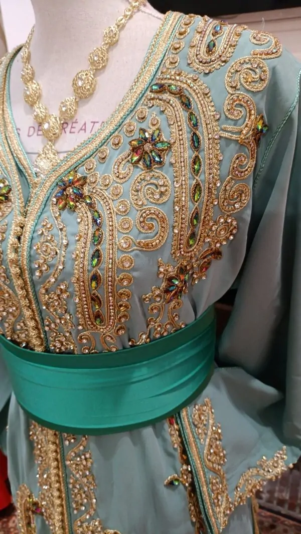 Neuer marokkanischer Kaftan – zweiteilige Takchita — photo 5