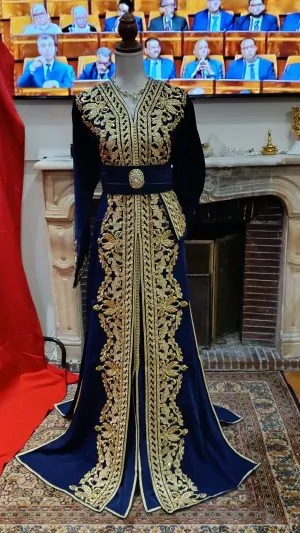 قفطان مغربي جديد - تقشيطة قطعتين