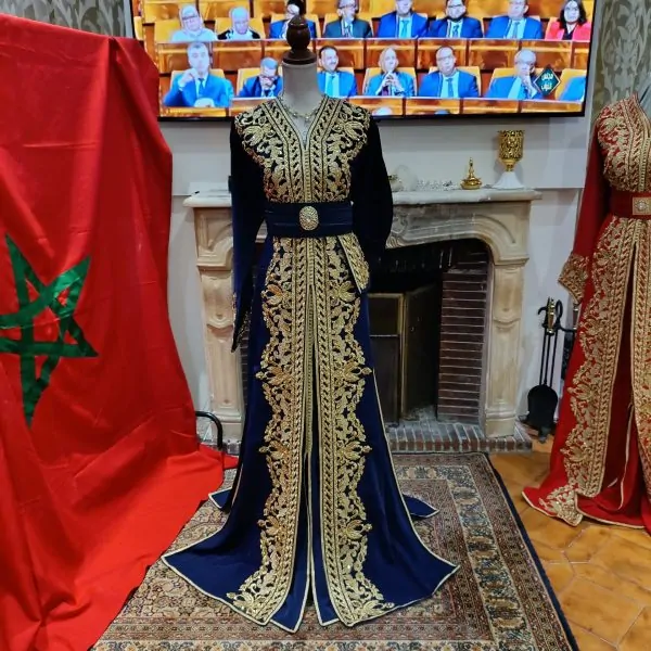 Neuer marokkanischer Kaftan – zweiteilige Takchita