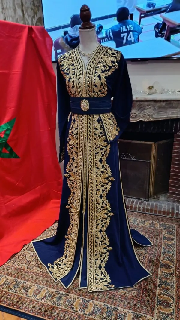 Neuer marokkanischer Kaftan – zweiteilige Takchita — photo 3