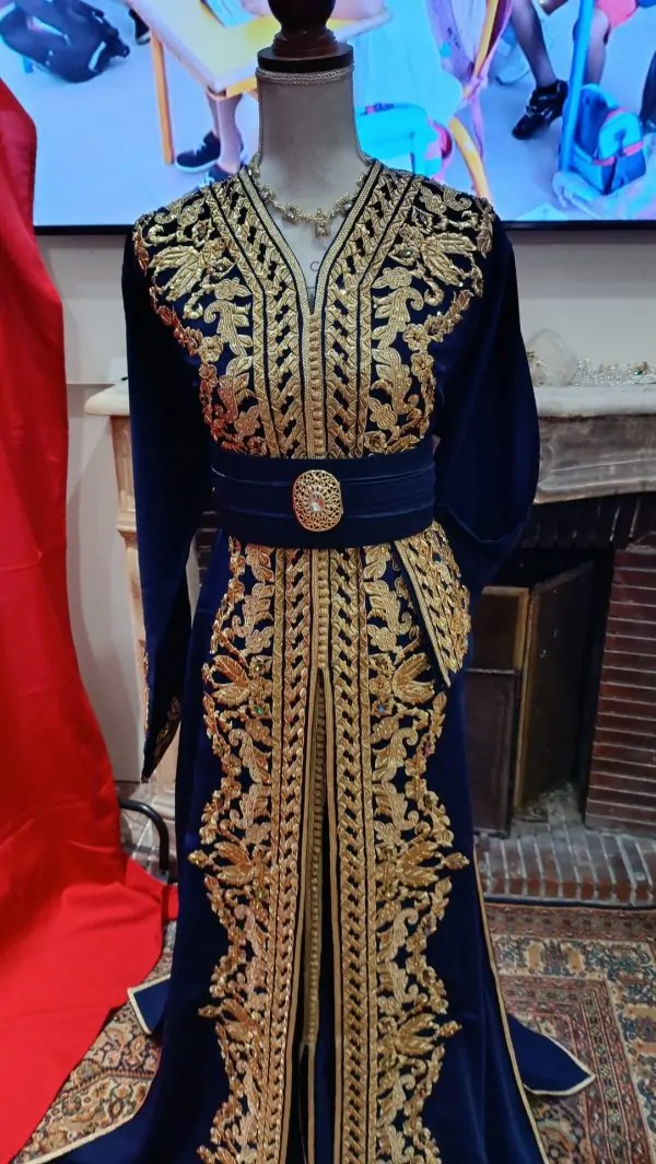 Neuer marokkanischer Kaftan – zweiteilige Takchita — photo 5