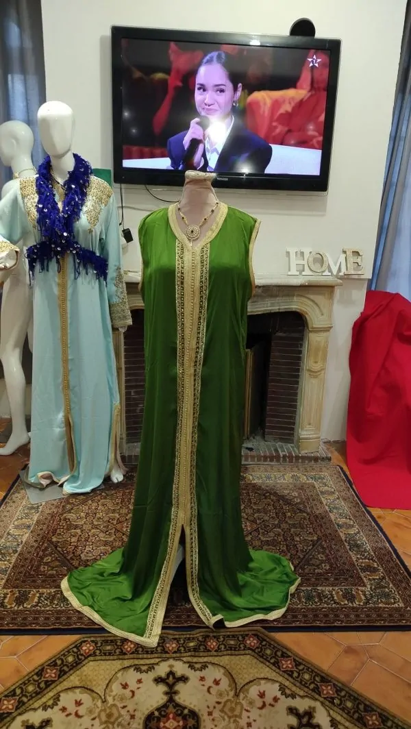 Neuer marokkanischer Kaftan, große Größe – zweiteilige Takchita — photo 2