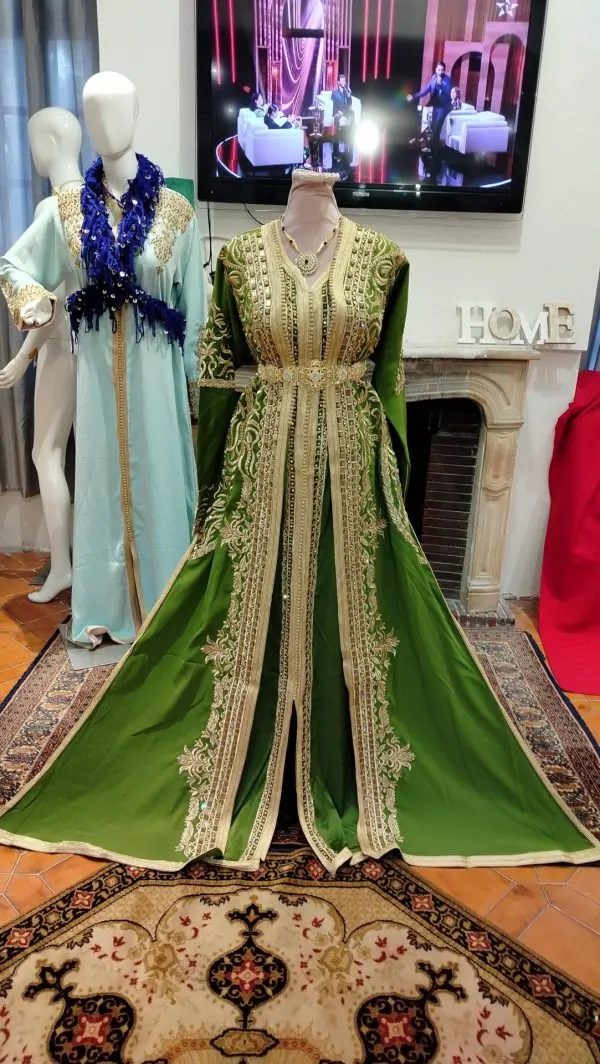 Neuer marokkanischer Kaftan, große Größe – zweiteilige Takchita