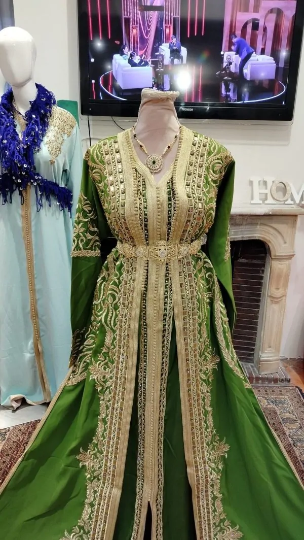Neuer marokkanischer Kaftan, große Größe – zweiteilige Takchita — photo 5