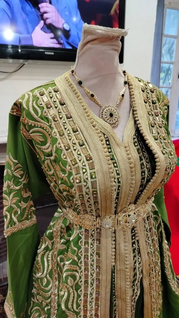 Neuer marokkanischer Kaftan, große Größe – zweiteilige Takchita — photo 8