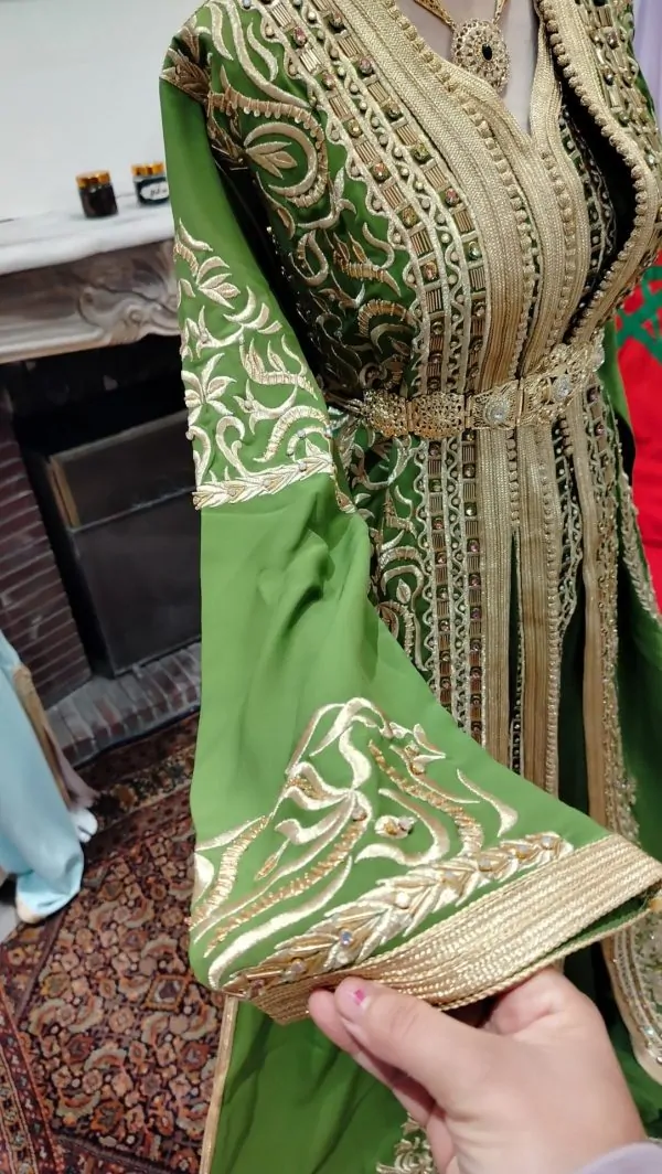 Neuer marokkanischer Kaftan, große Größe – zweiteilige Takchita — photo 4