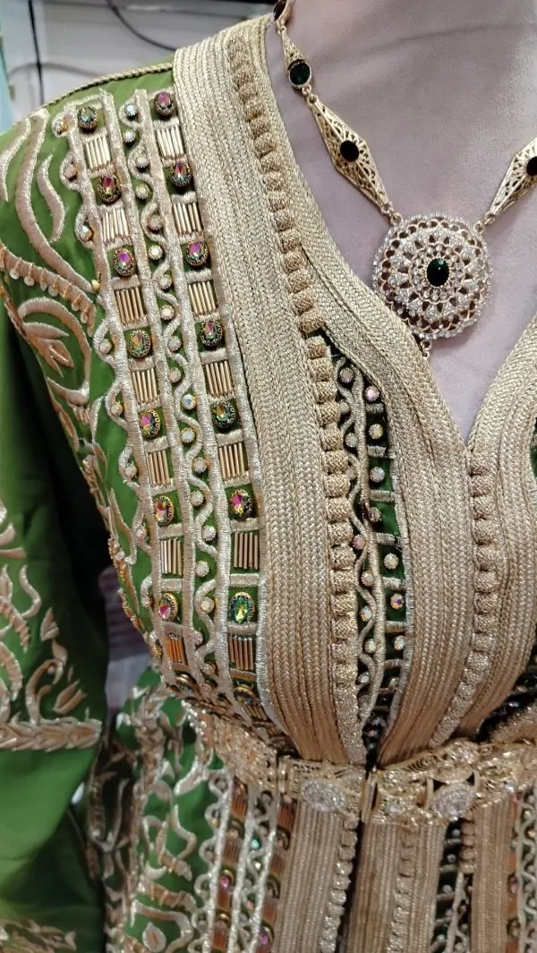 Neuer marokkanischer Kaftan, große Größe – zweiteilige Takchita — photo 11