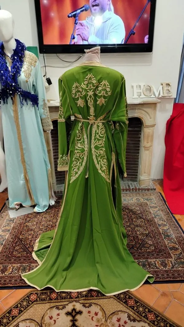 Neuer marokkanischer Kaftan, große Größe – zweiteilige Takchita — photo 3