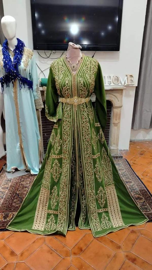 Neuer marokkanischer Kaftan – zweiteilige Takchita — photo 9