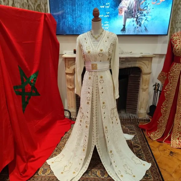 قفطان مغربي جديد - تقشيطة قطعتين