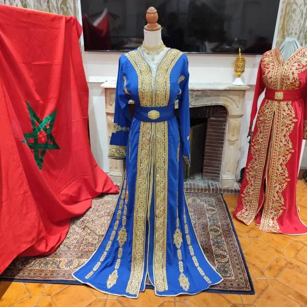 قفطان مغربي جديد - تقشيطة قطعتين