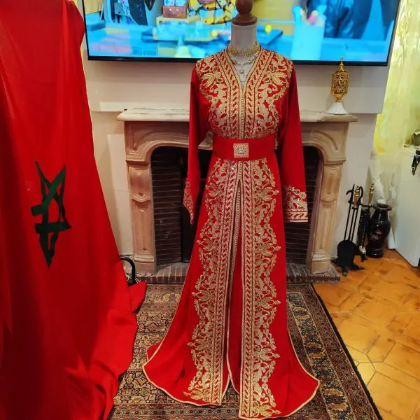 Neuer marokkanischer Kaftan – zweiteilige Takchita — photo 7