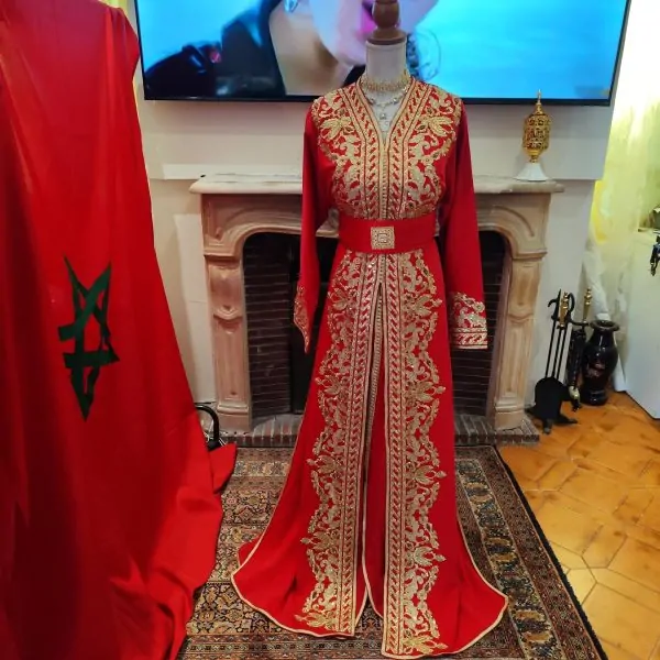 Neuer marokkanischer Kaftan – zweiteilige Takchita — photo 9