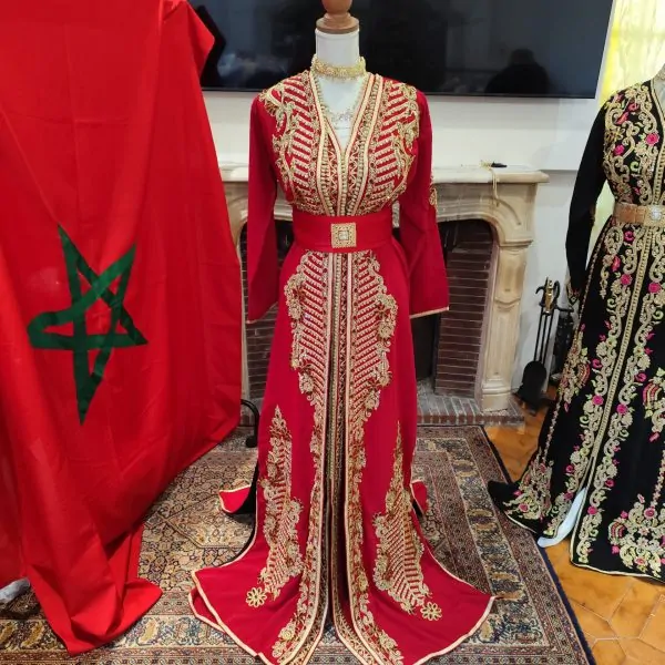 قفطان مغربي جديد - تقشيطة قطعتين