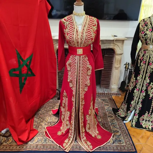 قفطان مغربي جديد - تقشيطة قطعتين — photo 12