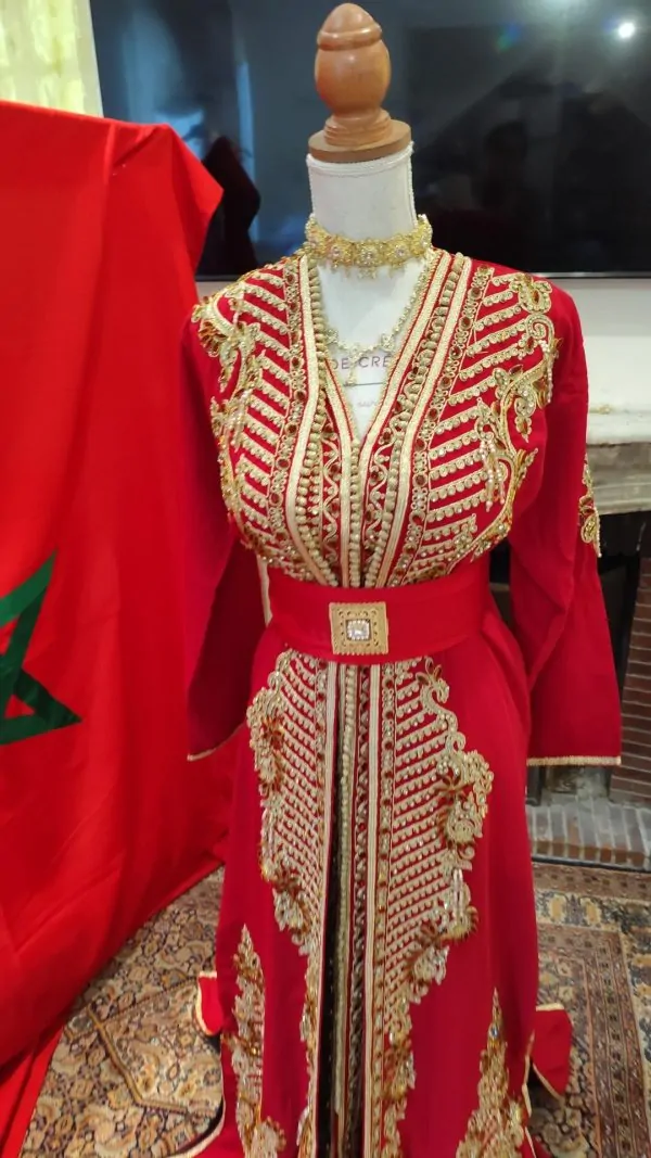 قفطان مغربي جديد - تقشيطة قطعتين — photo 2
