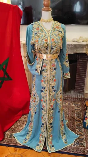 Caftano marocchino nuovo foderato