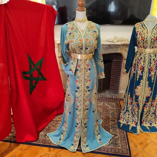New lined Moroccan caftan
