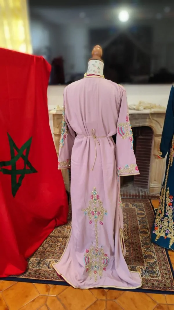 قفطان مغربي جديد مبطن مع حزام — photo 6