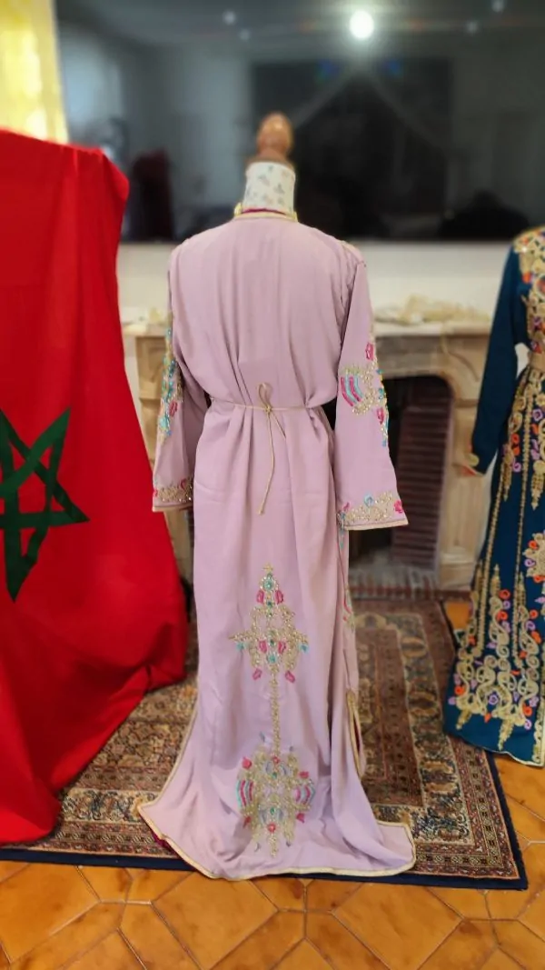 قفطان مغربي جديد مبطن مع حزام — photo 15