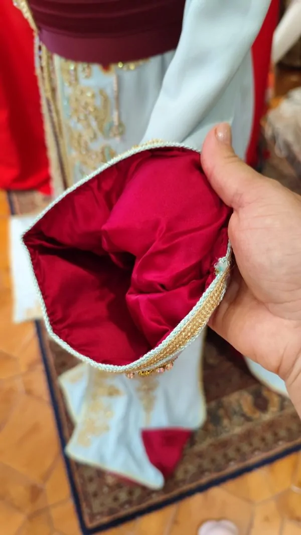 Neuer gefütterter marokkanischer Kaftan – zweiteilige Takchita — photo 3